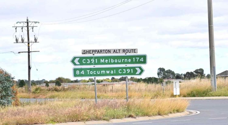Directional signs in Melbourne
